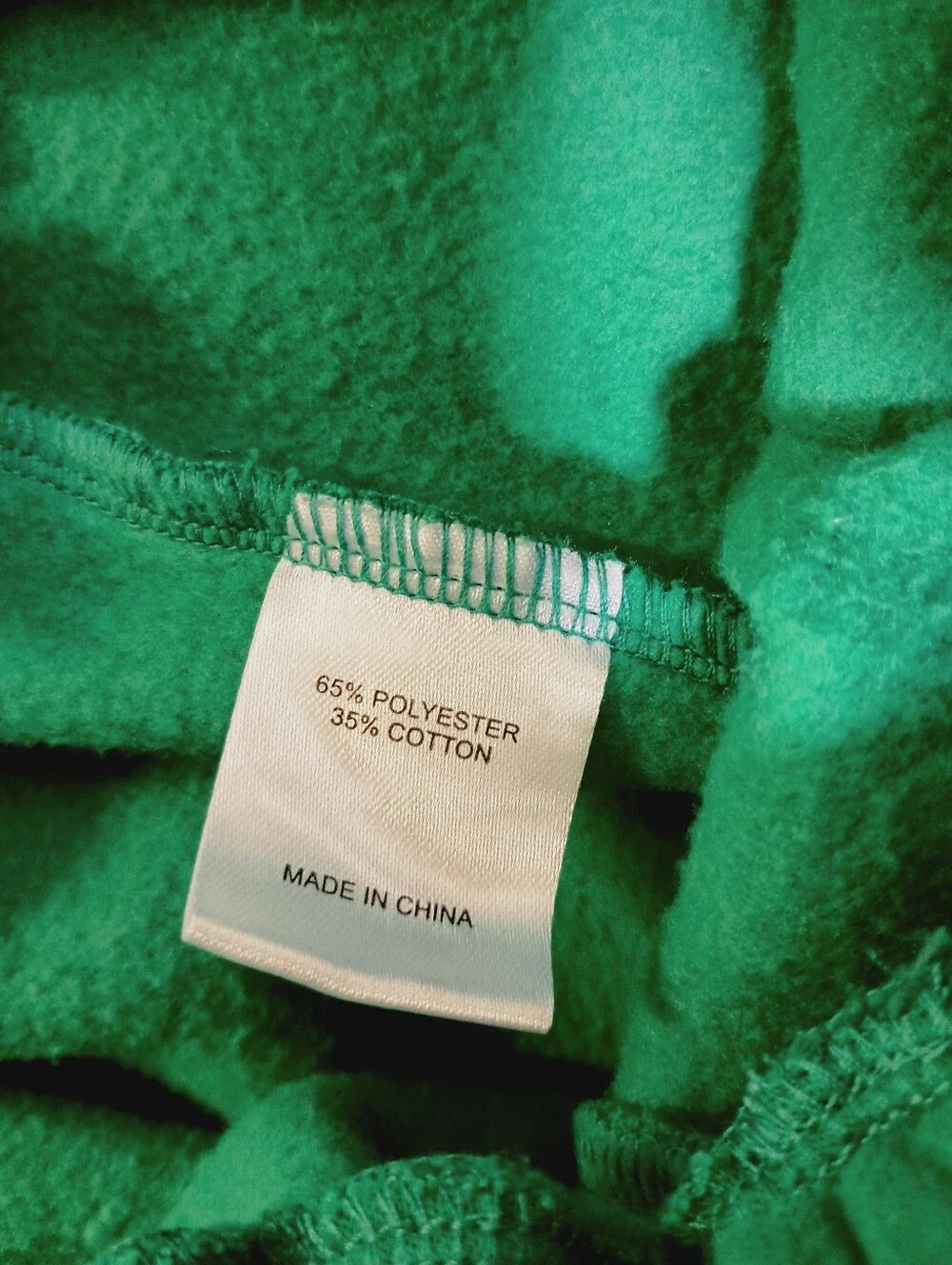 White Fox Sweatpants Medium Womens Amazon Green Offstage Oversized Puff Logo Pck